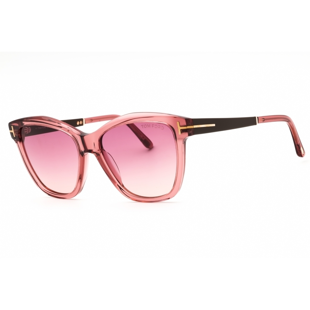 Tom Ford FT1087 Sunglasses 72Z shiny pink acetate Cat eye